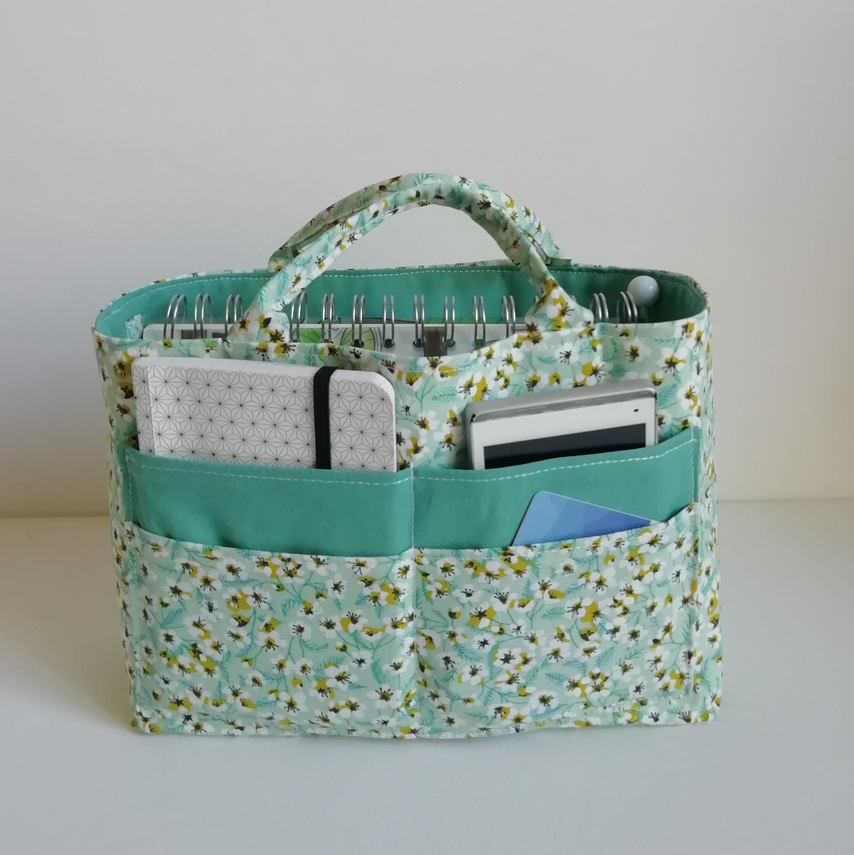 Sac Fourre-tout Fiskars Bleu Pour Scrapbooking - Organisateur Artisanal Avec Sangle Et Poches - Occasion