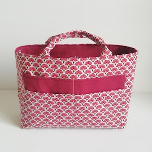 Burgunderroter Fächer-Organizer - Taschen-Organizer - Handtaschen-Aufbewahrung