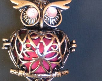 Beautiful OWL Fragrance Diffuser necklace