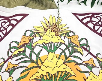 Lucky Goldenrod Printed Altar Cloth