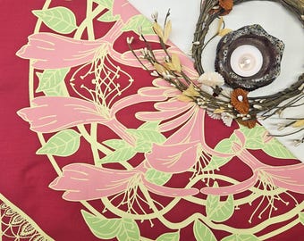 Love and Intimacy Honeysuckle Printed Altar Cloth