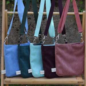 Mini sac bandoulière velours