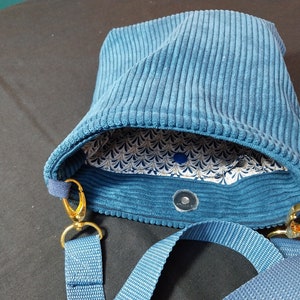Mini sac bandoulière 4 bleu