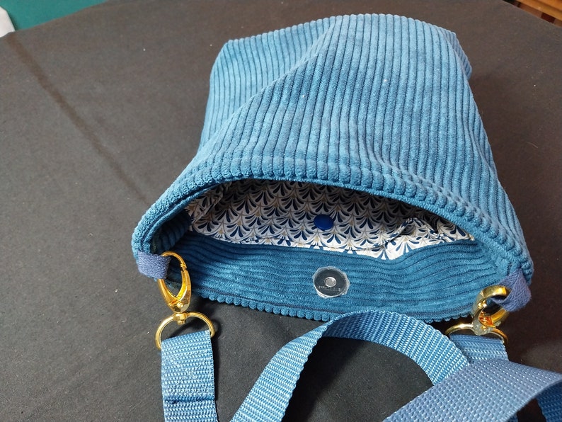 Mini sac bandoulière 4 bleu