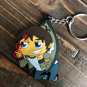 Blue Paladin Keychain Grade C