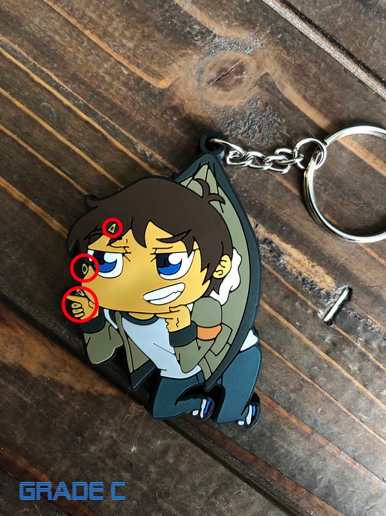 Blue Paladin Keychain Grade C