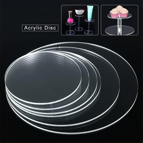 Acrylic Plastic Circles Discs Laser Cut Acrylic Custom Sizes Etsy