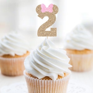 TWO Cupcake Topper, TWOdles Cupcake Topper, I&#39;m Twodles Cupcake Topper, Girls 2nd Birthday, Second Birthday, Mouse Theme Birthday Ideas