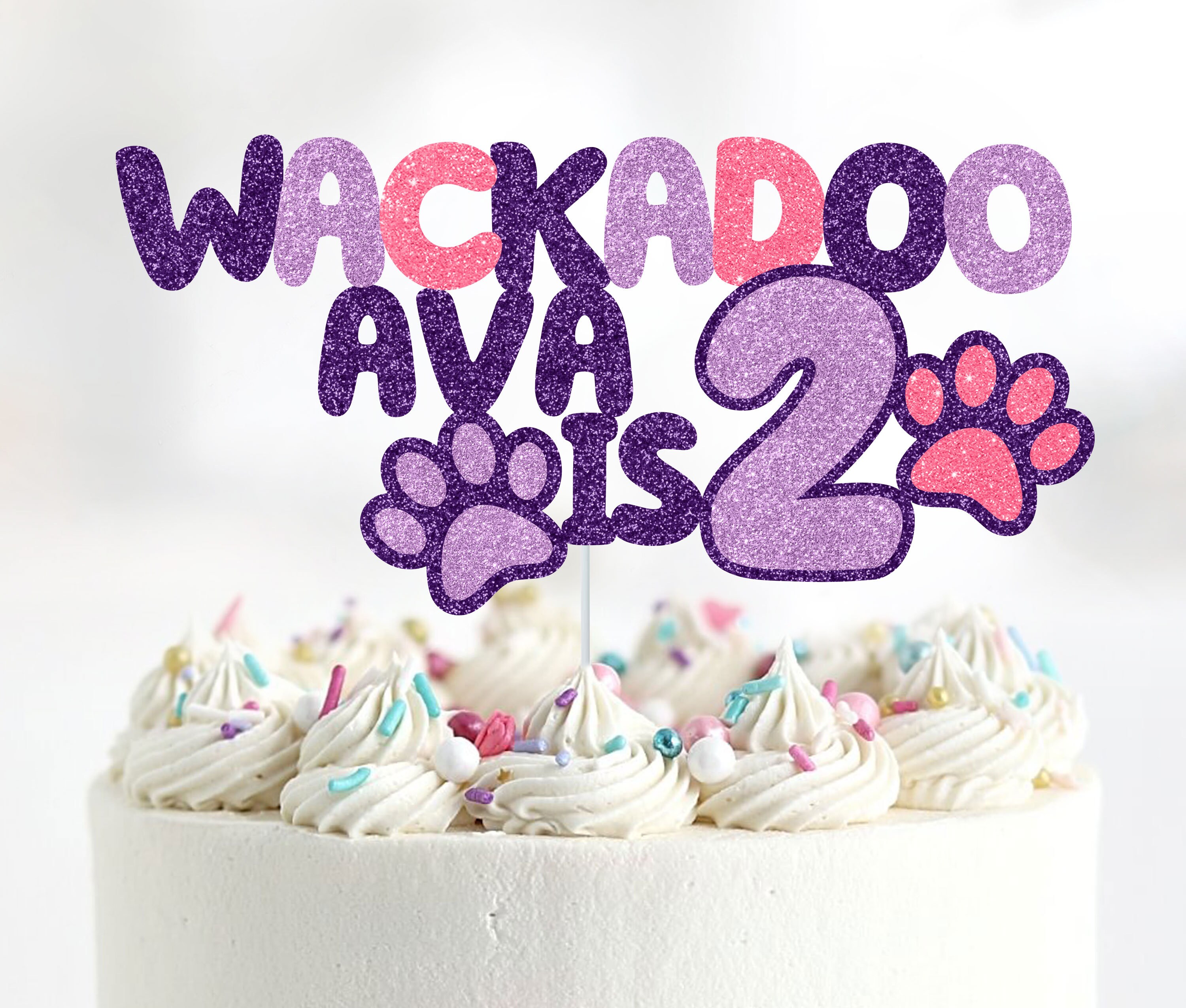 Wack-a-Doo Cake Topper