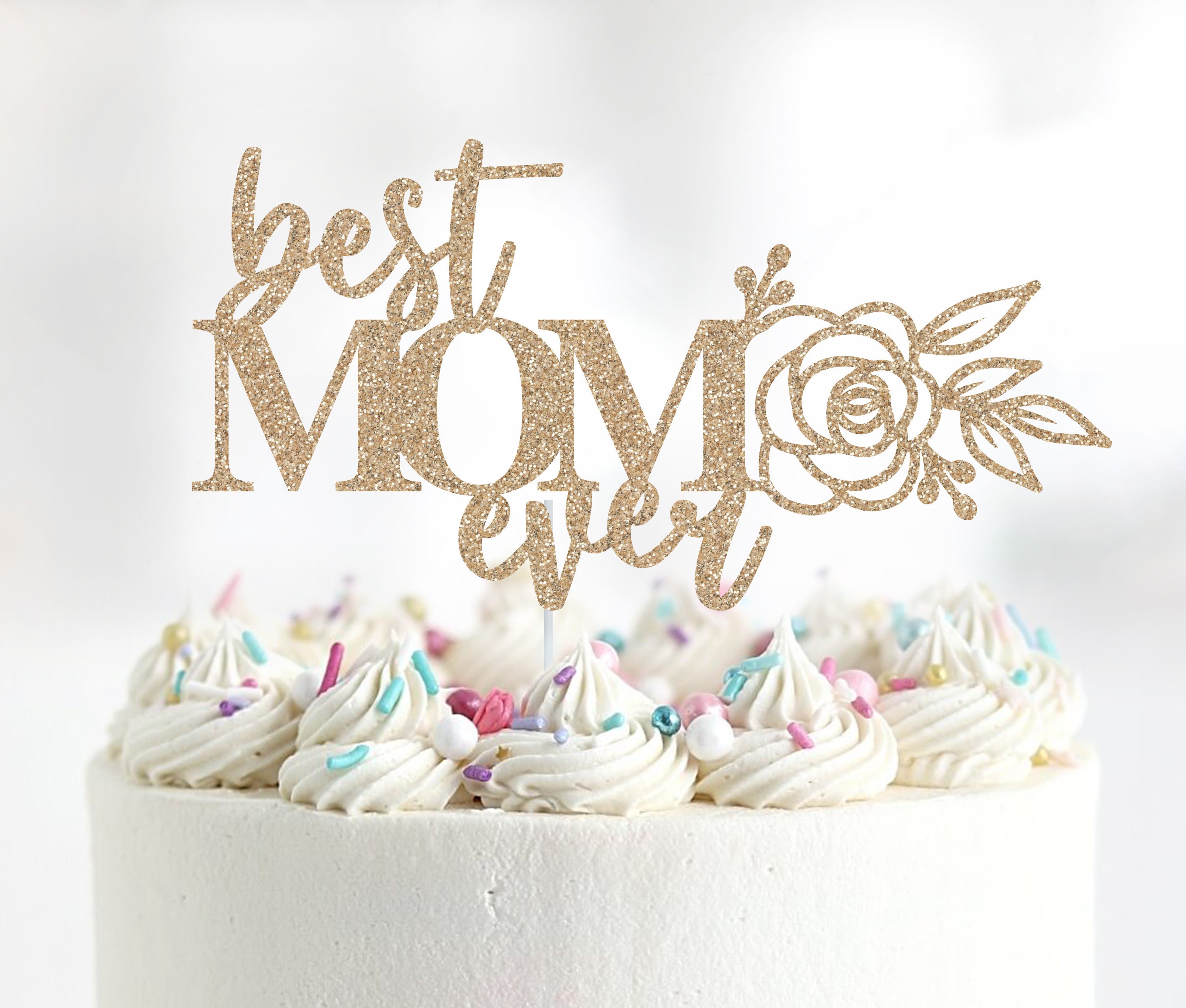 Xsstarmi Lot De 24 Décorations De Cupcakes « Happy Mother's Day » à