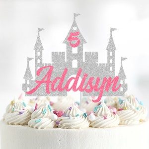 Princess Castle Cake Topper, Personalized Princess Cake Topper, Custom Princess Birthday Cake Topper, Castle Cake, Princess Party Ideas