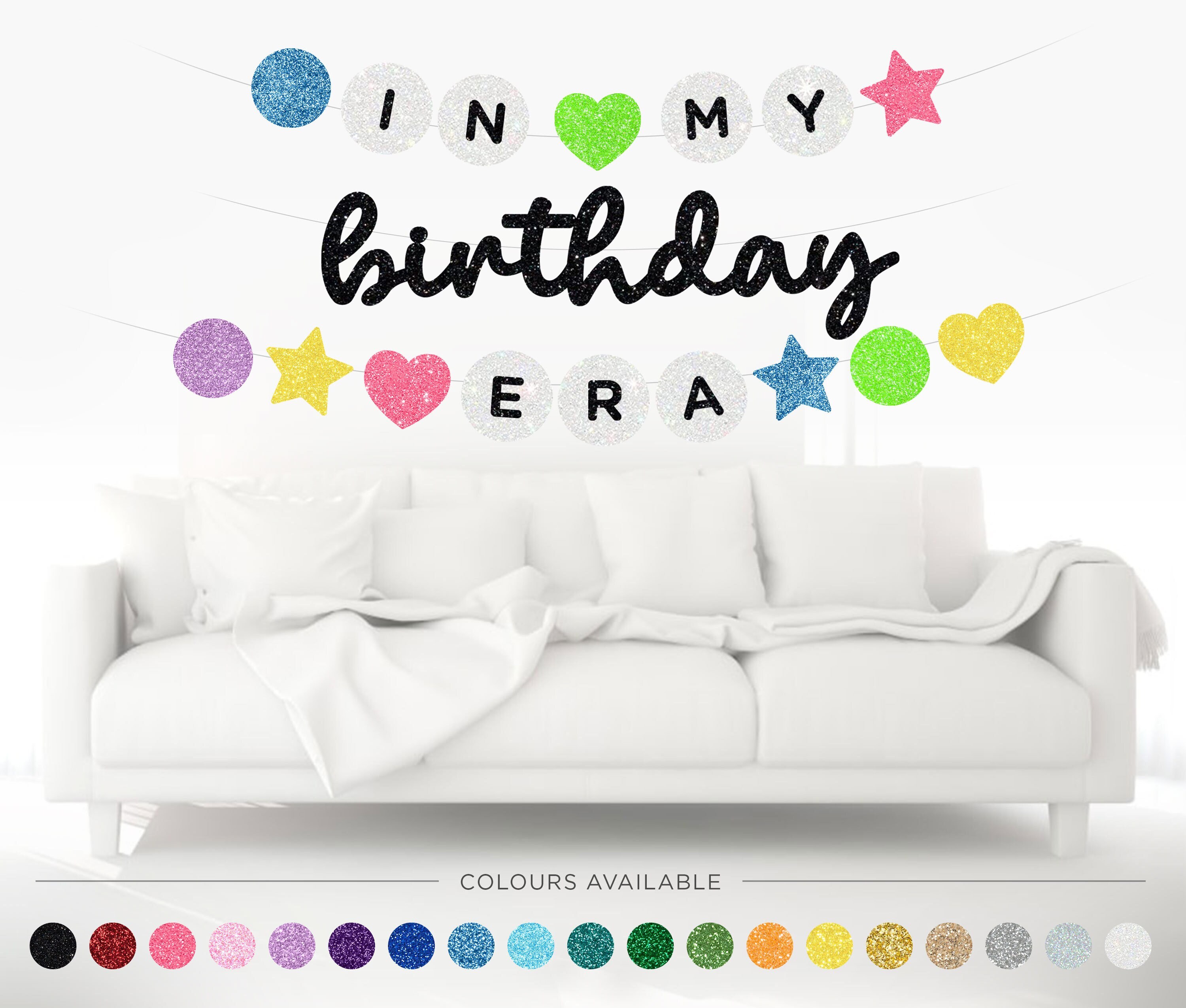 26Pcs In My Birthday Era Cake Toppers – Music Theme Party Decor For Singer Fans
