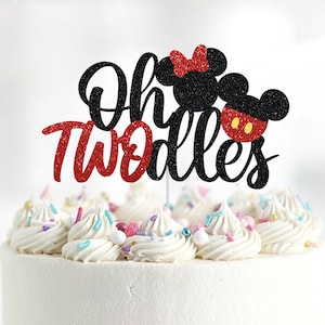 Oh Twodles Cake Topper, Second Birthday Ideas, Twins Birthday Party, Twins Second Birthday Decorations