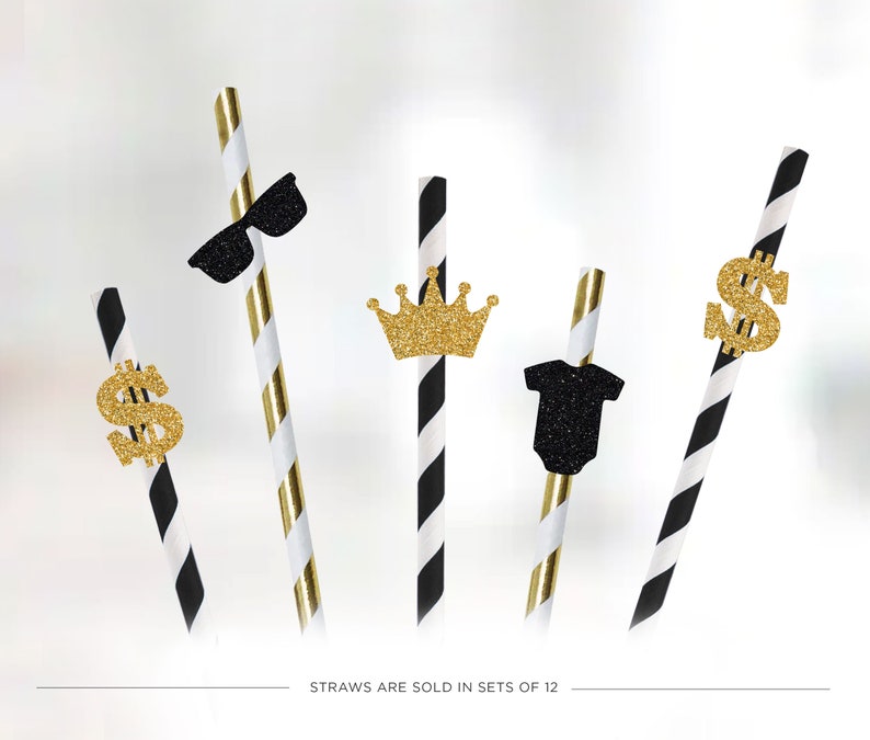 PrettyLittlePartyDCo Birthday Paper Straws