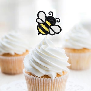  Edible Bee Cake Decorations, Bee Icing Decoration, Flower Cake  Decorations for Cupcakes, Bake Cakes, Cookies, Macaron, Waffles, and Ice  Cream. : Grocery & Gourmet Food