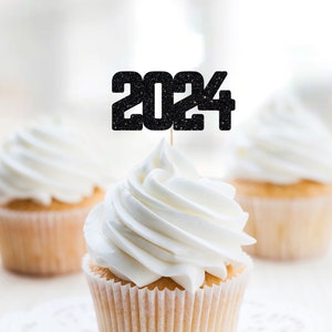 Class of 2024 Cupcake Toppers, ANY YEAR Graduation Cupcake Toppers, Grad Cupcake Toppers, Congrats Grad Toppers, Graduation Decorations