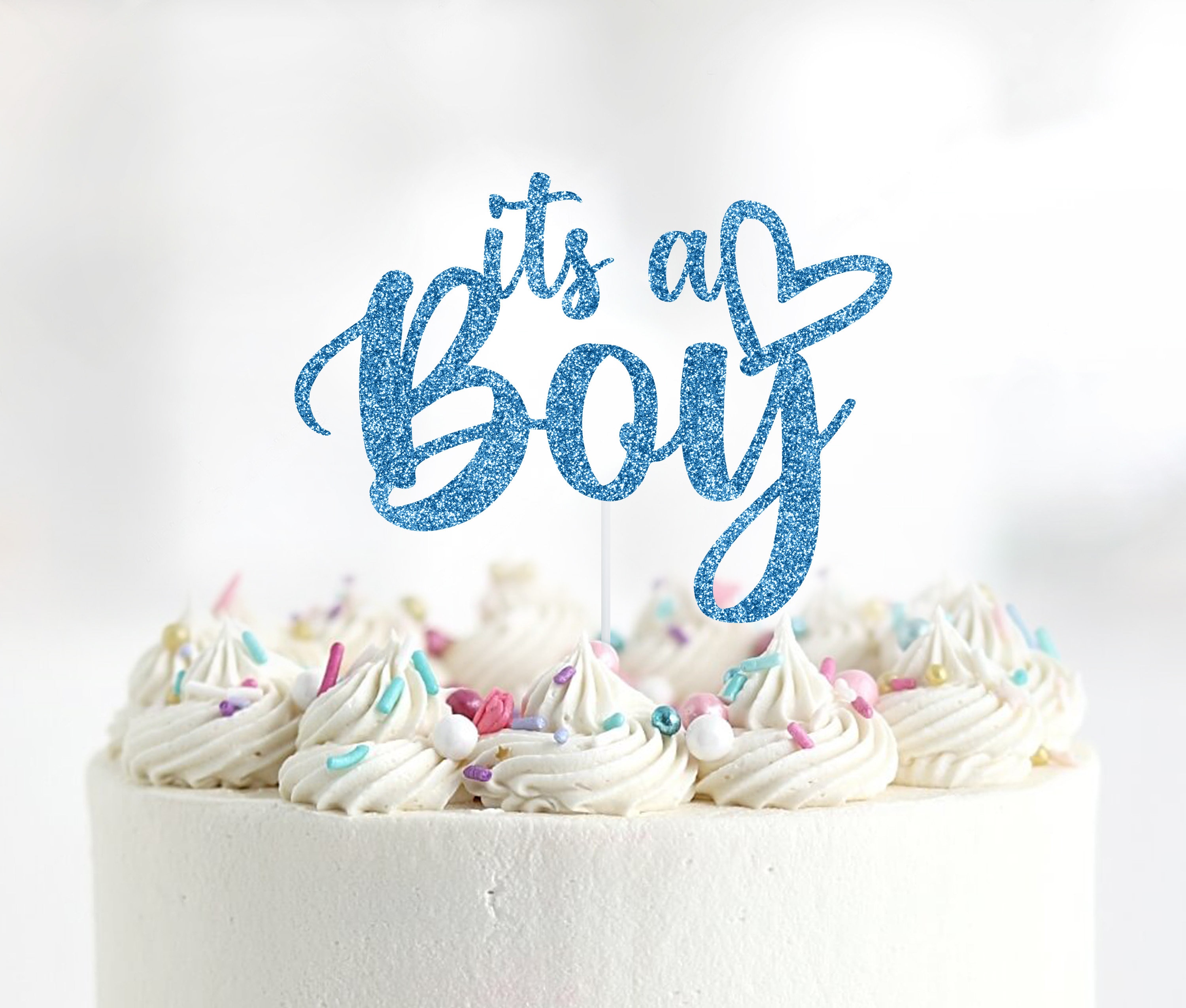 It's a Boy Cake Topper Boy Baby Shower Decorations Boy - Etsy