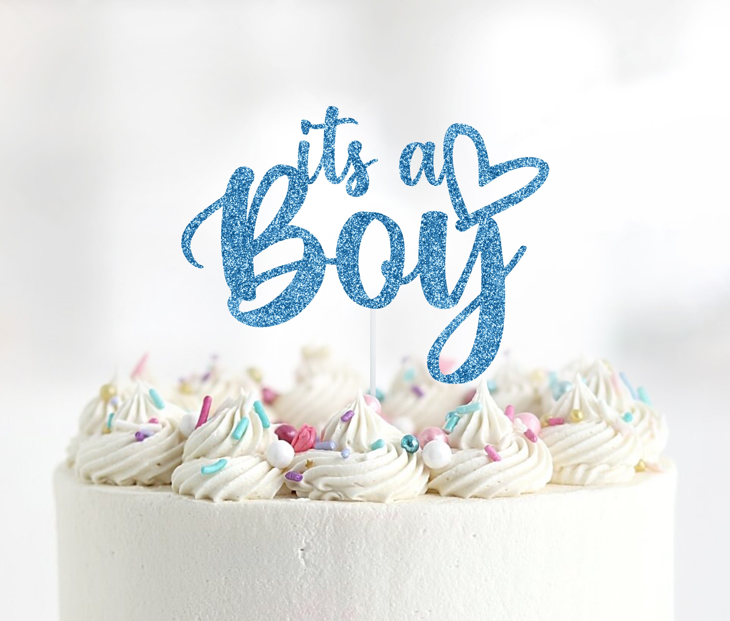 It s a Boy Cake Topper Boy Baby Shower Decorations Boy Shower