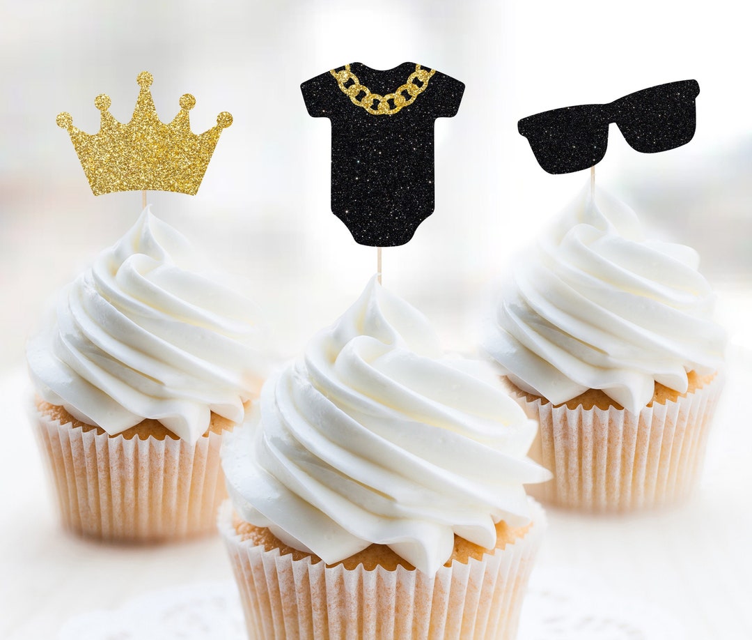 Two Legit Cupcake Topper Set, the Big ONE Cupcake Topper Set, 2 Legit