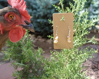 Stone Dangly Earrings