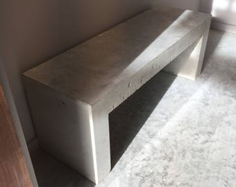 Concrete Bench Etsy