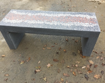 Terrazzo Garden Concrete Bench