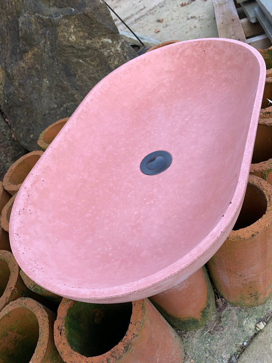 Concrete Vessel Sink Etsy