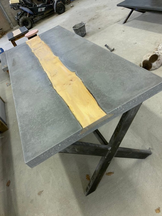Bespoke Concrete Dining Room Table