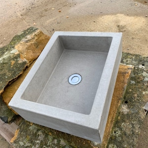 Lavabo de hormigón para baño