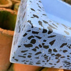 Concrete terrazzo sink
