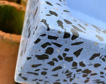 Concrete terrazzo sink