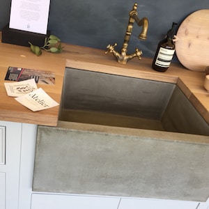 Concrete Belfast Sink handmade