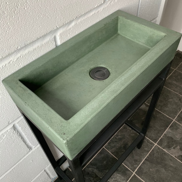 Concrete Sink With Stand Etsy