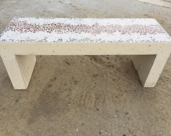 Terrazzo Garden Concrete Bench