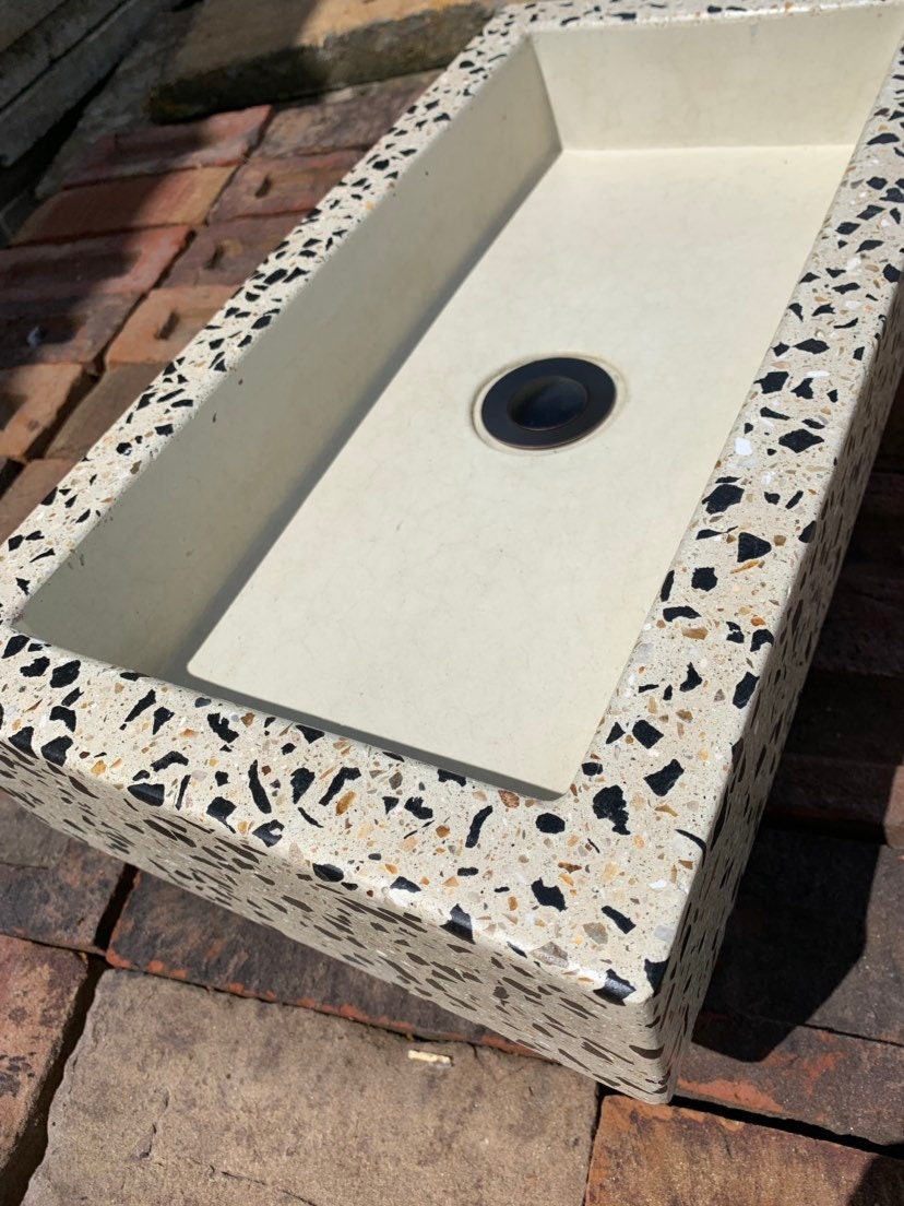 Terrazzo Bathroom Concrete Sink