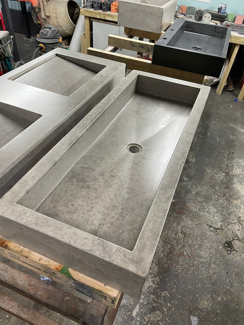 Large Concrete Trough Sink Etsy UK
