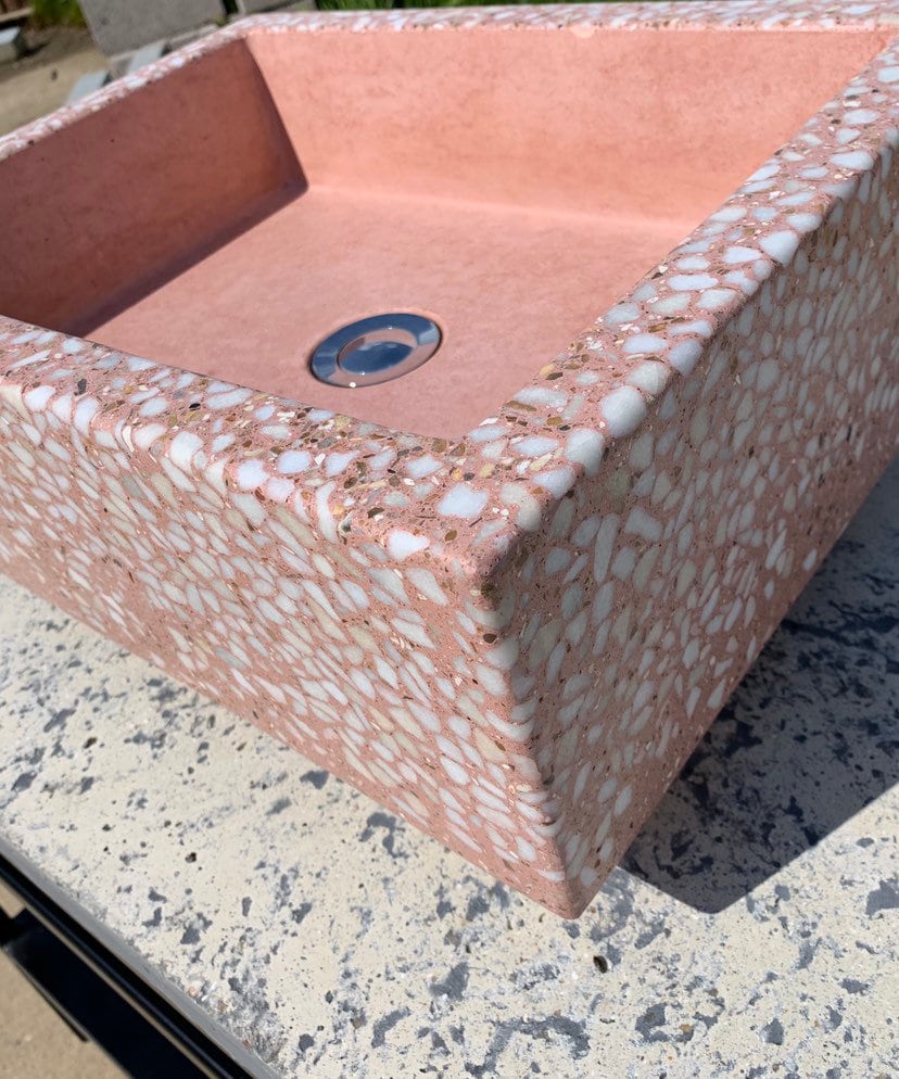 Terrazzo Bathroom Concrete Sink