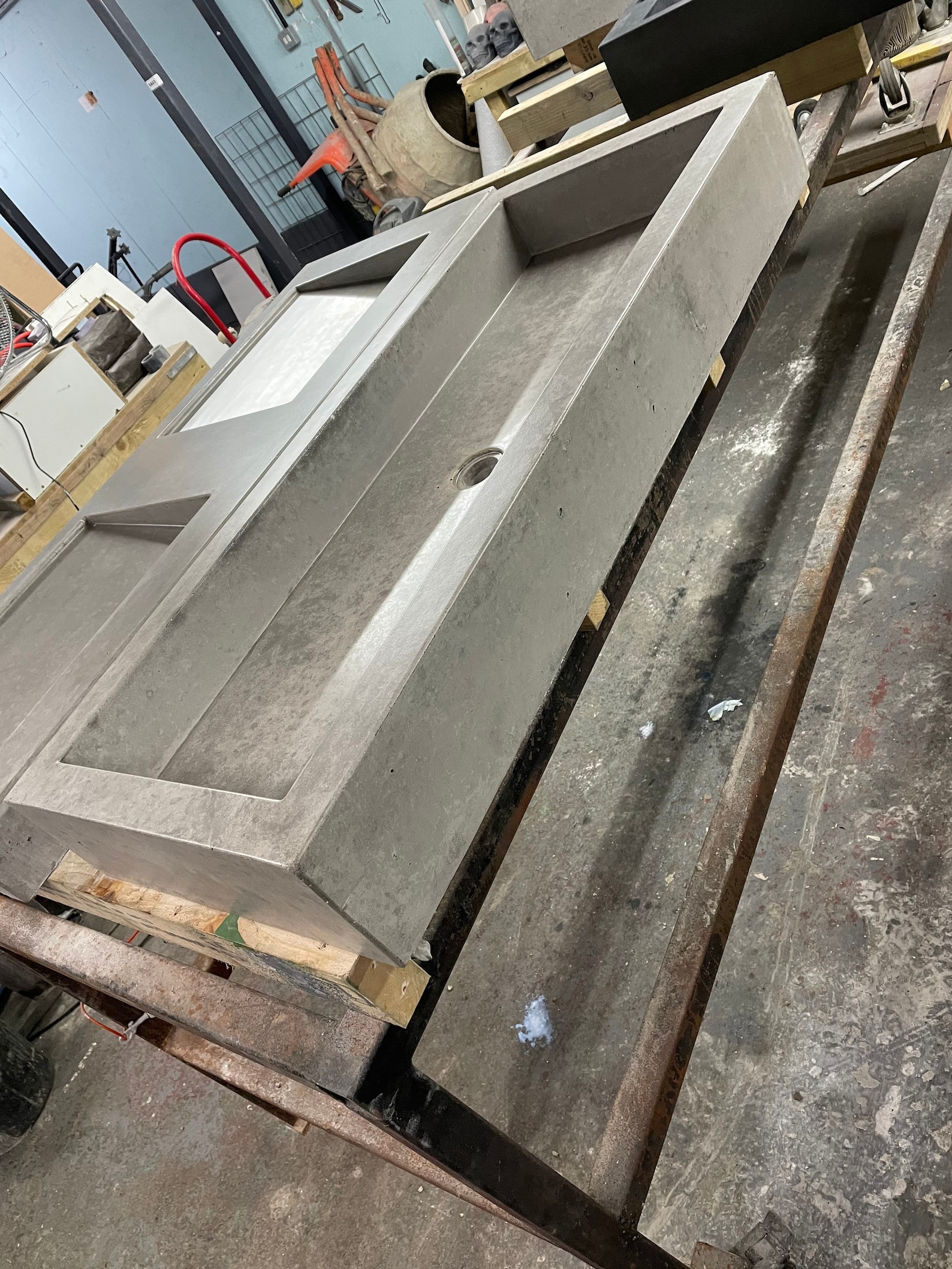 Large Concrete Trough Sink Etsy