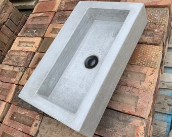 Bathroom concrete sink