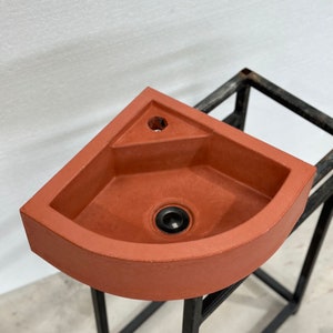 Lavabo de baño de hormigón