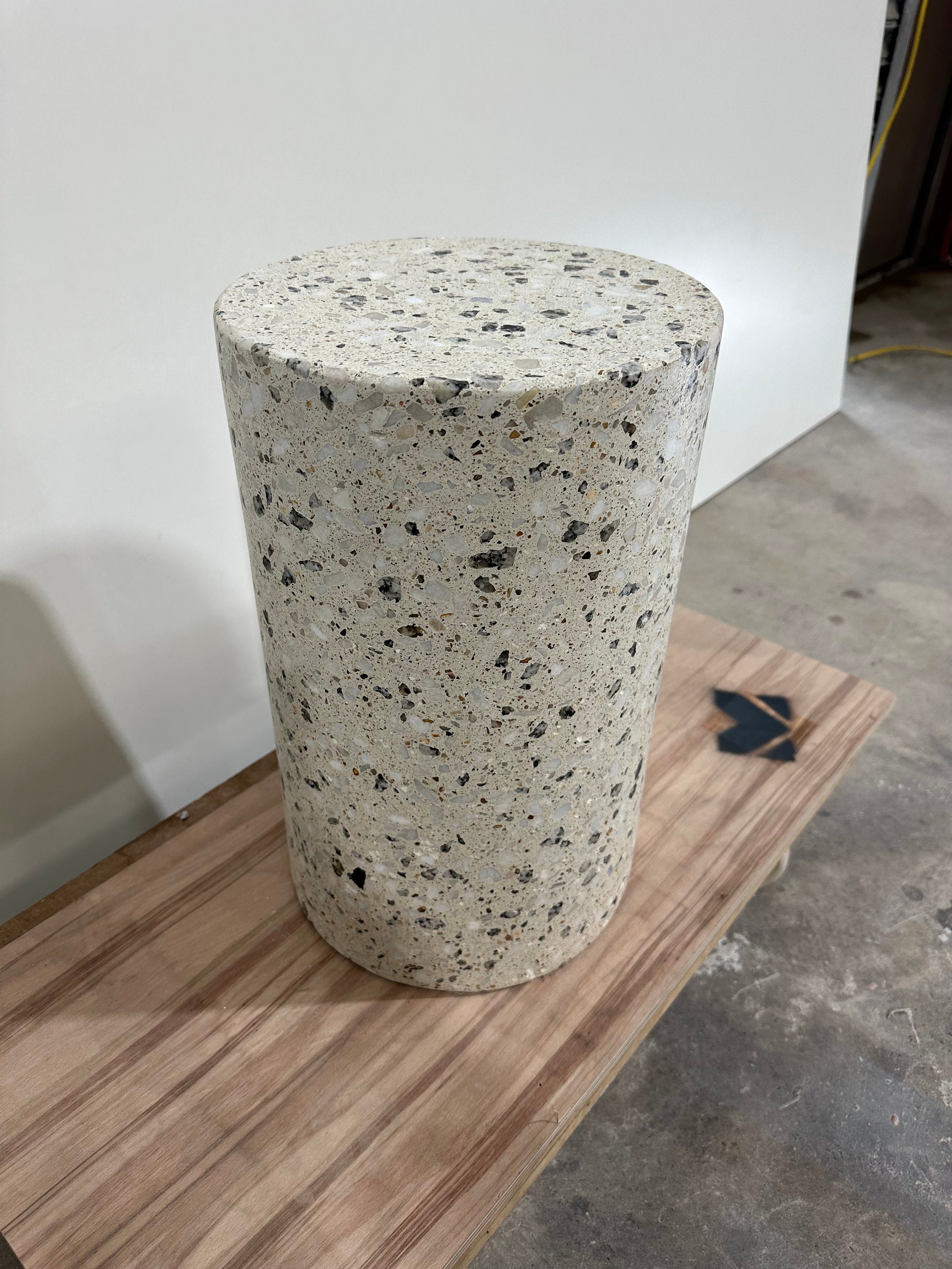 Terrazzo end table discount