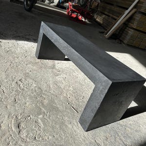 Concrete Bench Fire Hearth