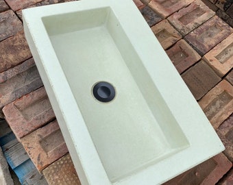 Bathroom concrete sink