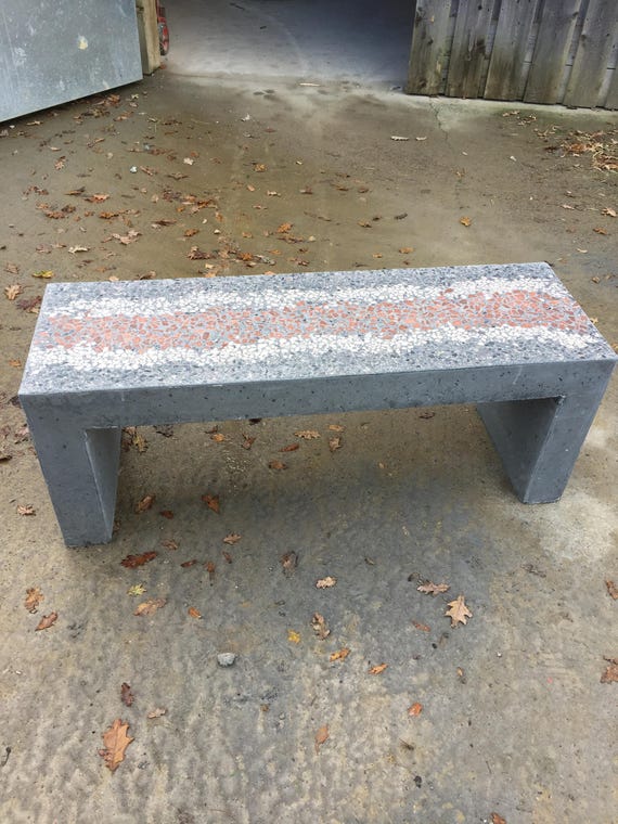 Bespoke Handmade Polished Concrete Bench Etsy
