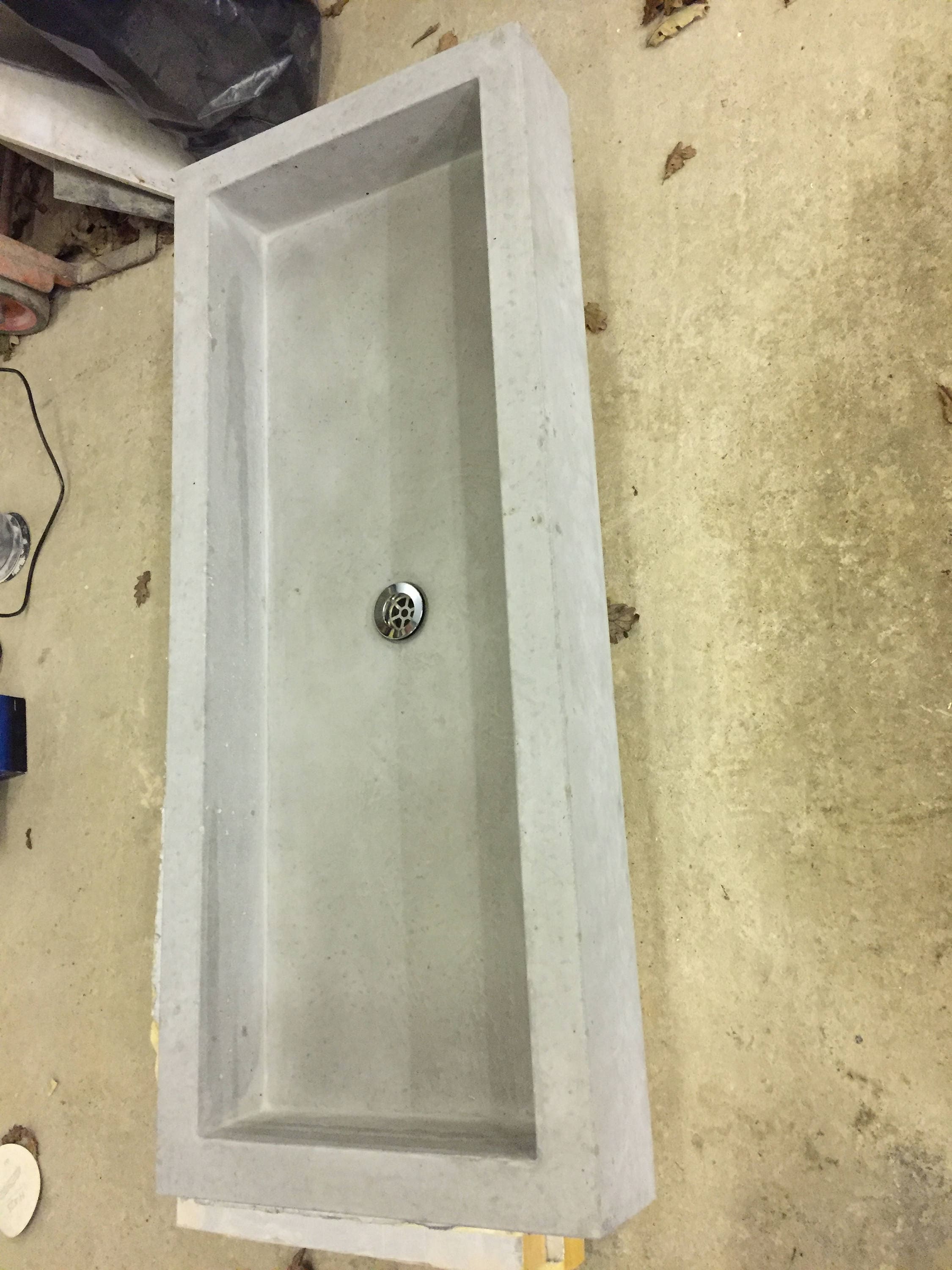 Large Concrete trough sink