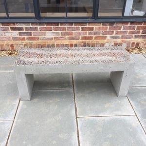 Terrazzo Garden Concrete Bench