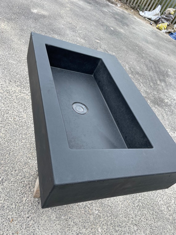 Black Concrete sink