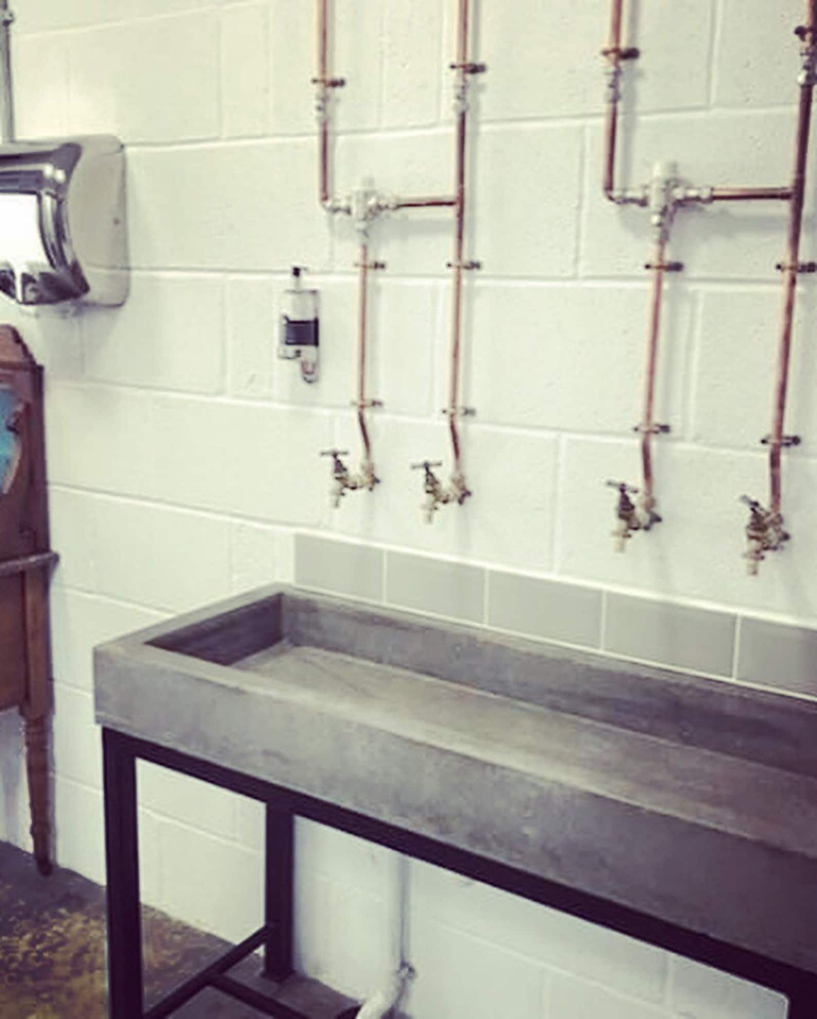 Large Concrete Trough Sink Etsy UK