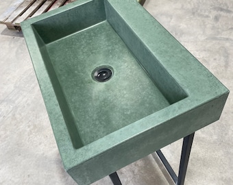 Large bathroom Concrete Sink