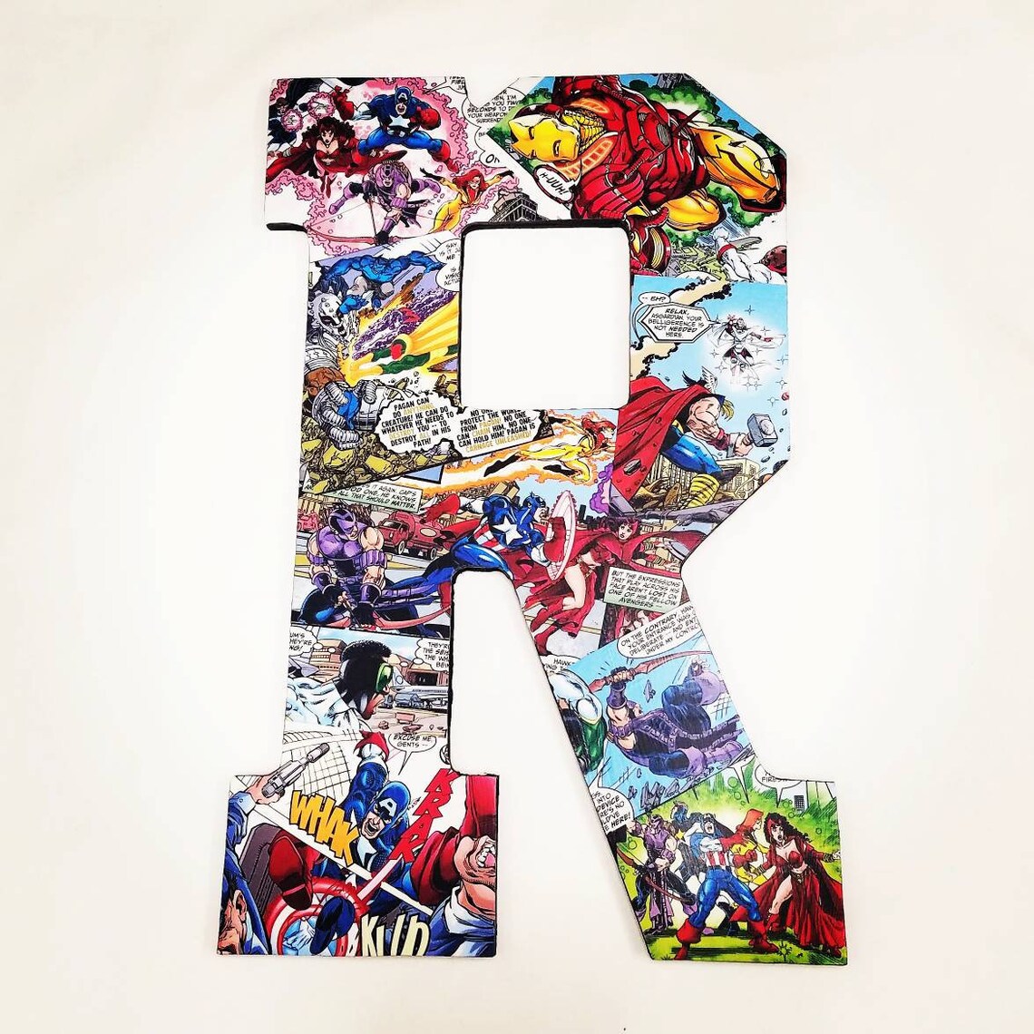 13.5 Superhero wall letters nursery letters wooden Etsy